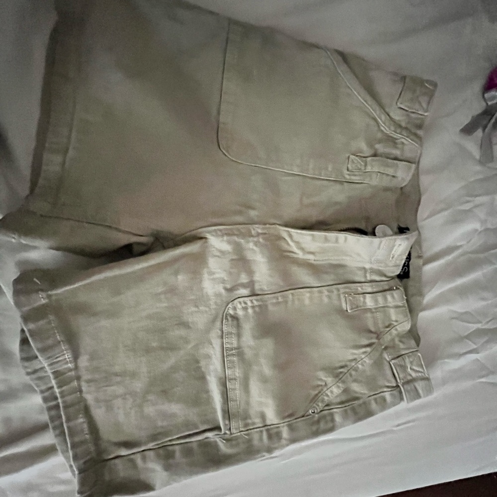 Hot Kiss Tan Cargo Shorts Casual Style